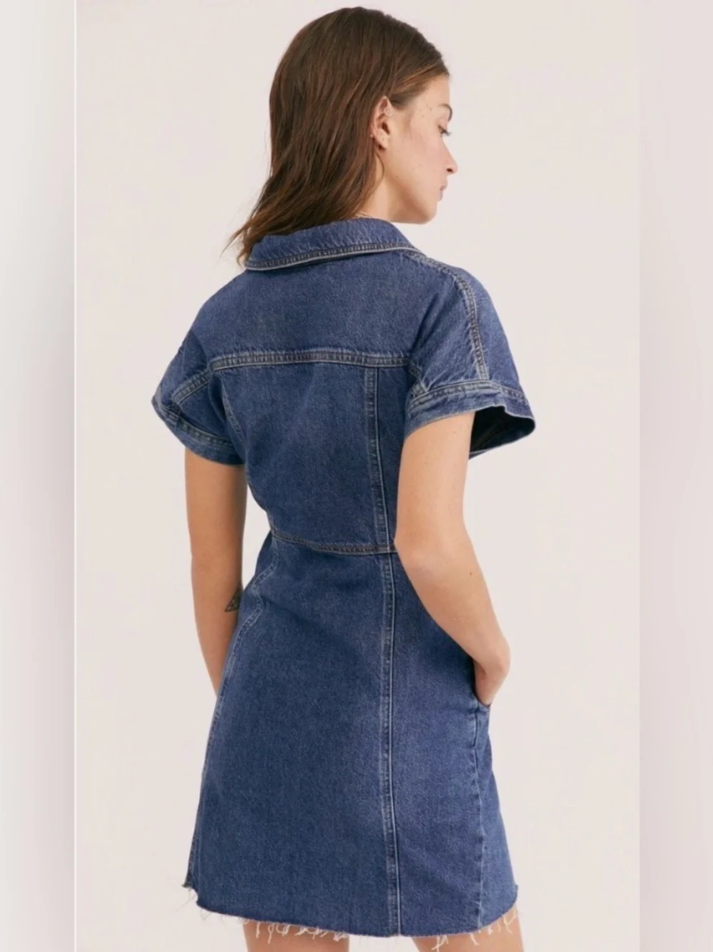 Free People City Denim Dress - Picture 3 of 8